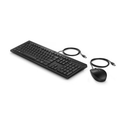 HP 225 Bedrade Muis en Toetsenbord Set – USB, Zwart