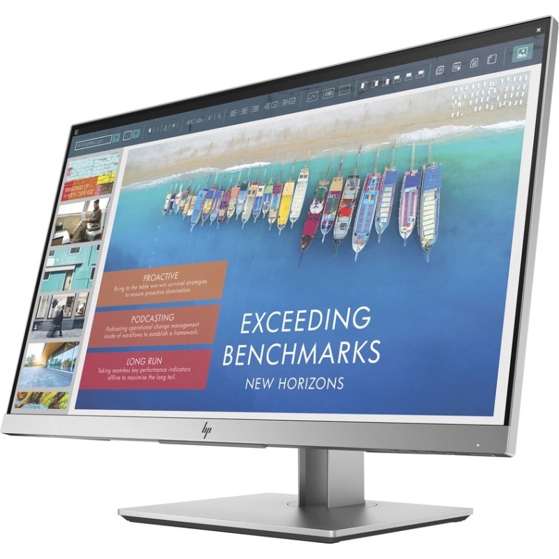 HP EliteDisplay E243d 24" 1920x1080 FHD, IPS, HDMI, USB-C, DP, VGA Zilver