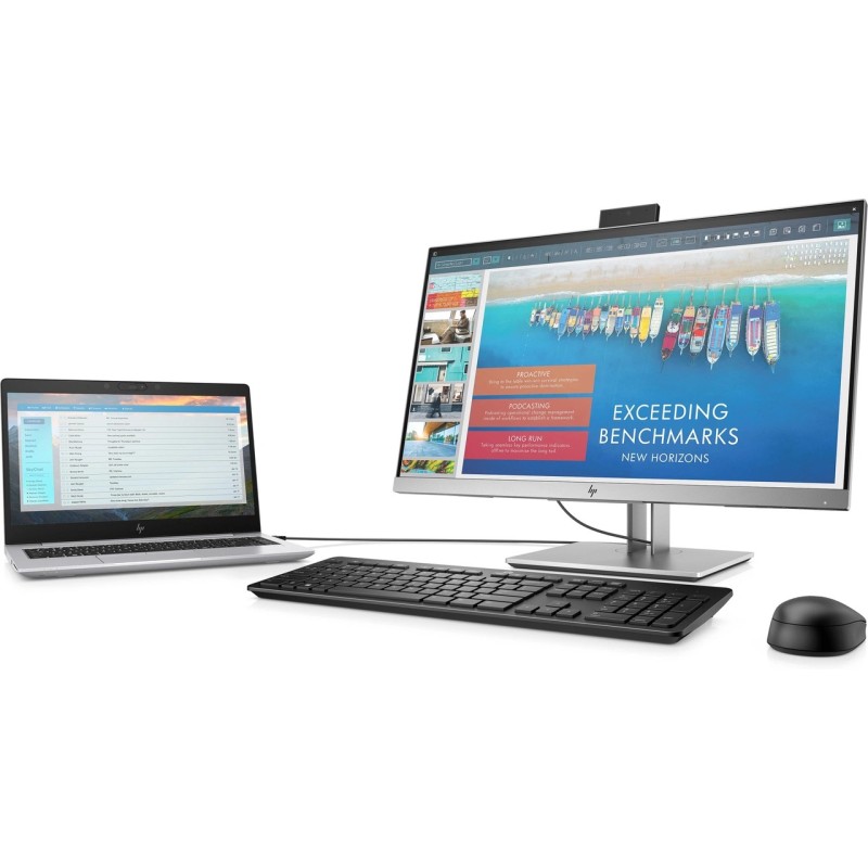 HP EliteDisplay E243d 24" 1920x1080 FHD, IPS, HDMI, USB-C, DP, VGA Zilver