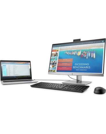 HP EliteDisplay E243d 24" 1920x1080 FHD, IPS, HDMI, USB-C, DP, VGA Zilver