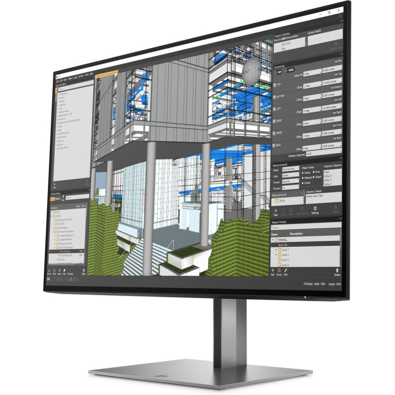 HP Monitor Z24n G3 24" FHD, 1920x1200 LED 60Hz, 5ms, DP / HDMI, Grade B