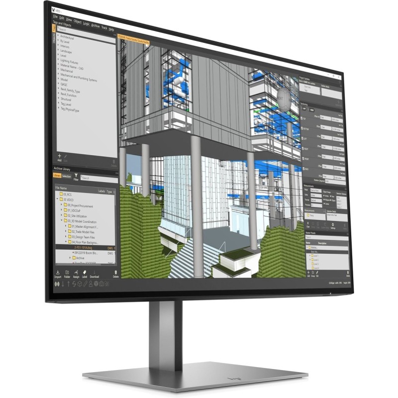 HP Monitor Z24n G3 24" FHD, 1920x1200 LED 60Hz, 5ms, DP / HDMI, Grade B