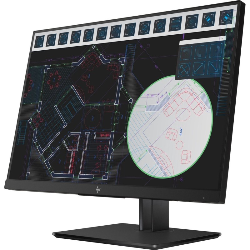 HP Z24i G2 24" IPS Monitor – WUXGA 1920x1200 LED, Grade B, Zwart