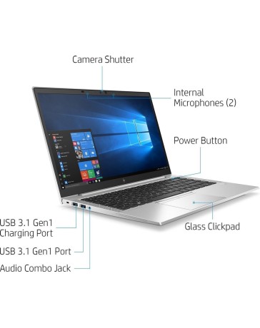 HP EliteBook 840 G7, i5-10310U, 16GB RAM, 256GB SSD, 14