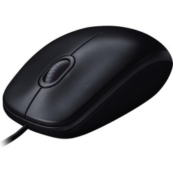 Logitech M100 Bedrade Muis – USB – Plug & Play – Zwart