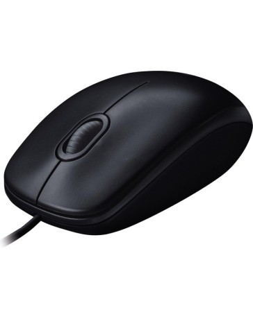Logitech M100 Bedrade Muis – USB – Plug & Play – Zwart