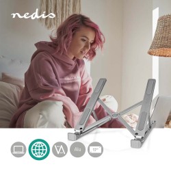 Notebookstandaard Aantal standen: 6, 17 ",  Zonder Verlichting