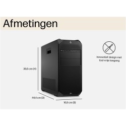 HP Z4 G5 Workstation – Xeon W3-2425 4.40GHz, 32GB DDR5, 1TB NVMe, RTX 4000, Win 11 Pro