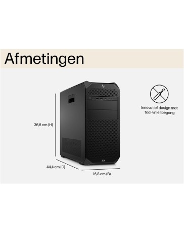 HP Z4 G5 Workstation – Xeon W3-2425 4.40GHz, 32GB DDR5, 1TB NVMe, RTX 4000, Win 11 Pro