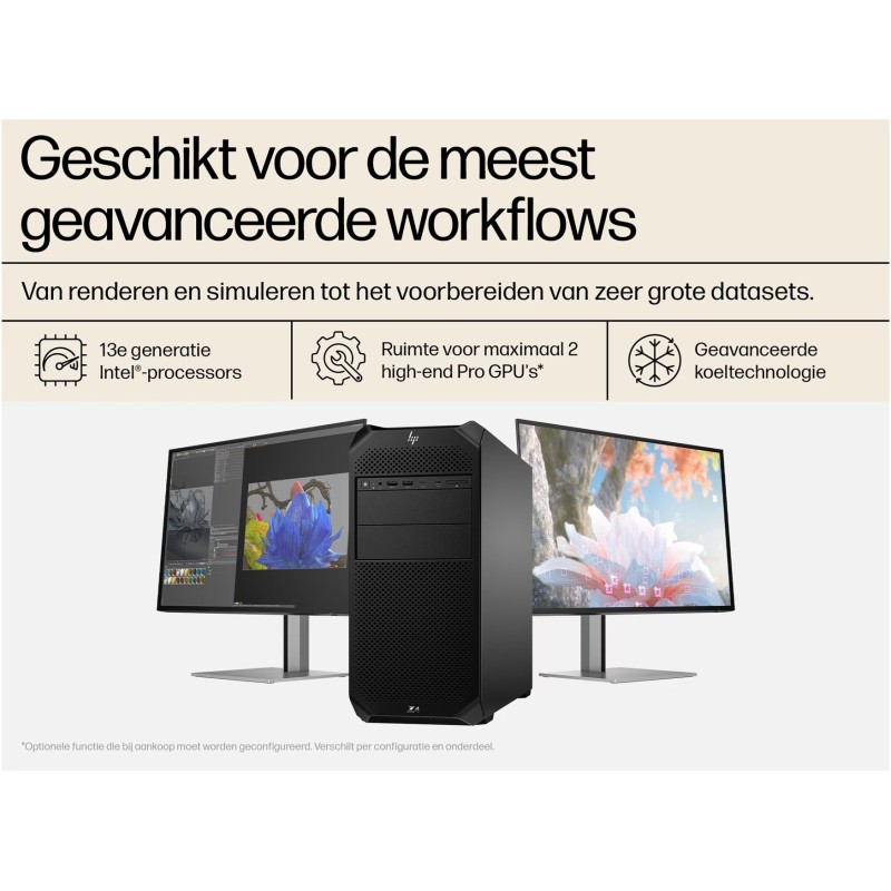 HP Z4 G5 Workstation – Xeon W3-2425 4.40GHz, 32GB DDR5, 1TB NVMe, RTX 4000, Win 11 Pro