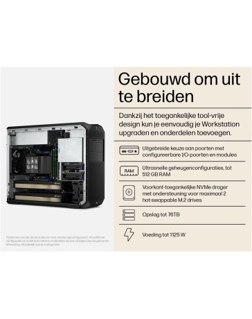 HP Z4 G5 Workstation – Xeon W3-2425 4.40GHz, 32GB DDR5, 1TB NVMe, RTX 4000, Win 11 Pro