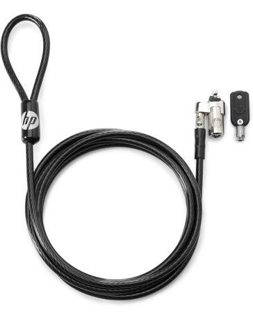 HP Keyed Cable Lock 10 mm | Laptop Beveiligingsslot met Sleutel