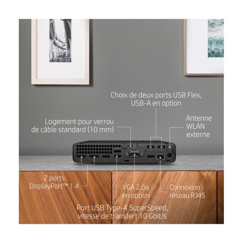 HP EliteDesk 800 G6 Mini, i5-10500, 8GB, 256GB, Win 11 Pro