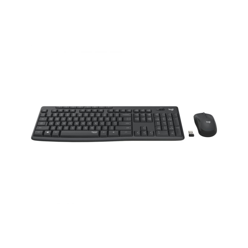 Logitech MK295 Silent Wireless Combo – QWERTY US, Zwart