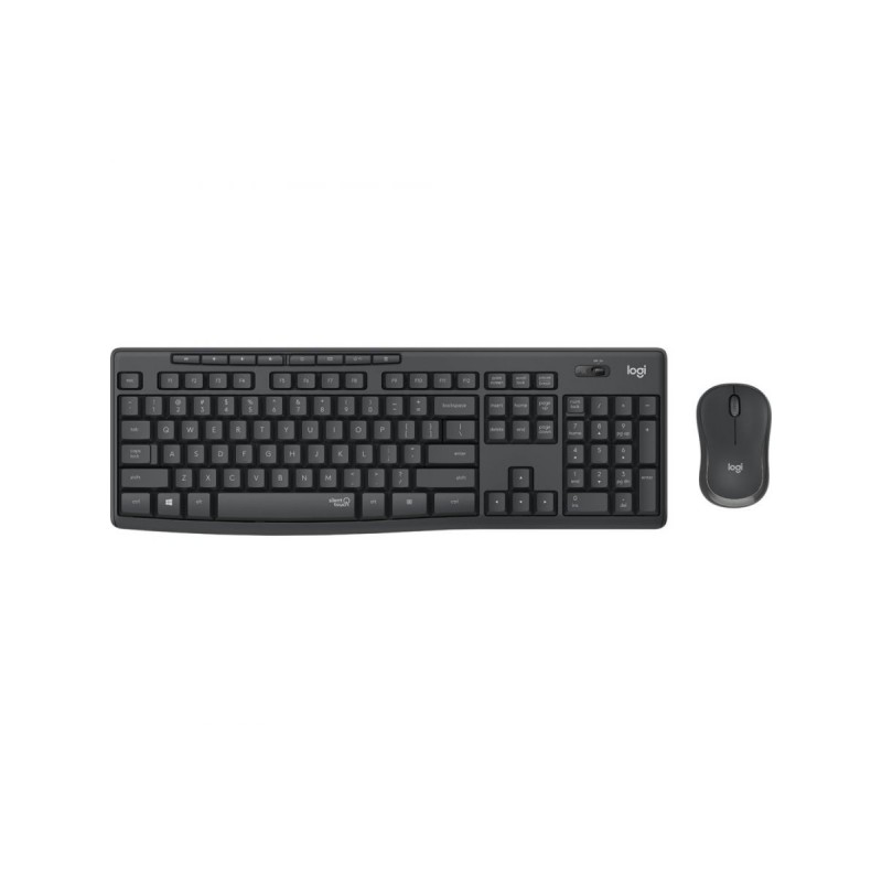 Logitech MK295 Silent Wireless Combo – QWERTY US, Zwart
