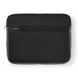 Notebookhoes  13 - 14 "  Neopreen -  Antraciet / Zwart  20 mm  270 mm  335 mm