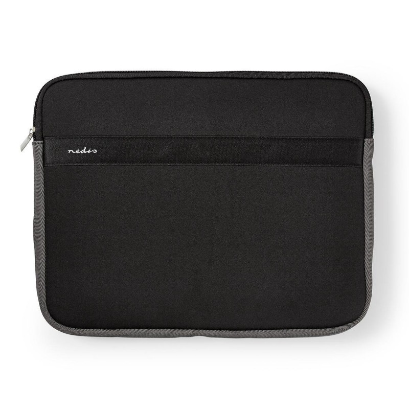 Notebookhoes  13 - 14 "  Neopreen -  Antraciet / Zwart  20 mm  270 mm  335 mm