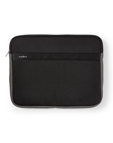 Notebookhoes  13 - 14 "  Neopreen -  Antraciet / Zwart  20 mm  270 mm  335 mm