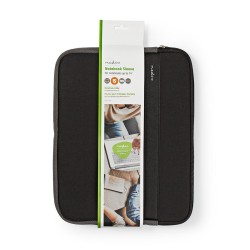 Notebookhoes  13 - 14 "  Neopreen -  Antraciet / Zwart  20 mm  270 mm  335 mm