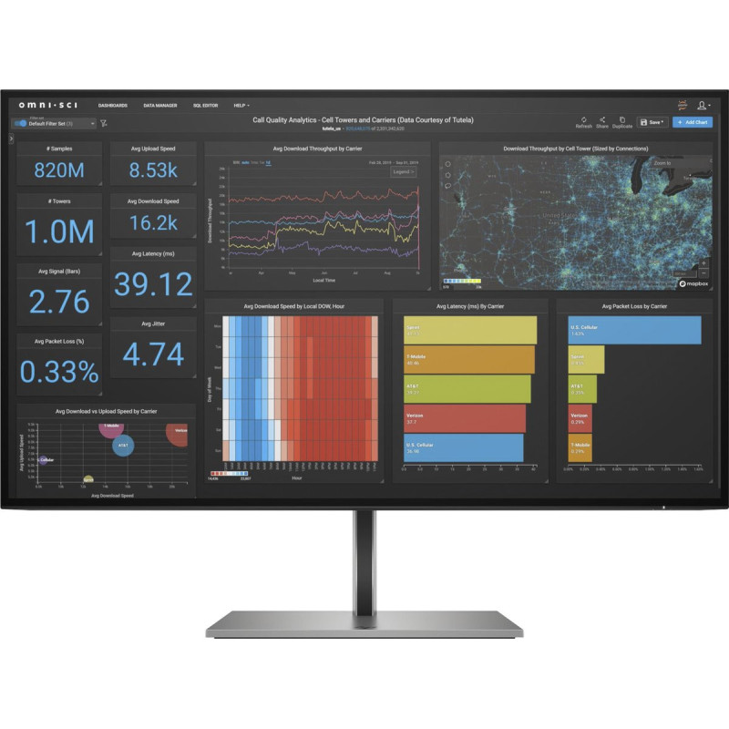 HP Z27q G3 QHD Monitor – 27” IPS, 2560x1440, USB-C, Maas Computers