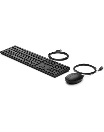 HP 320MK Muis en Toetsenbord – USB Bedraad voor Desktopgebruik