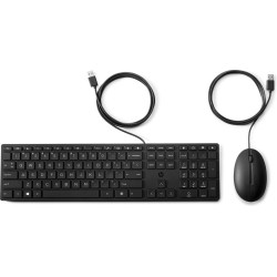 HP 320MK Muis en Toetsenbord – USB Bedraad voor Desktopgebruik