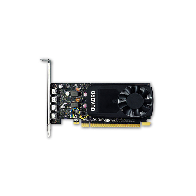 NVIDIA Quadro P620 2GB GDDR5, Professionele Grafische Kaart voor CAD & 3D
