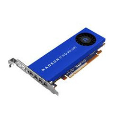 AMD Radeon Pro WX 3200 – 4GB GDDR5 Workstation Videokaart, 4× DisplayPort, Low-Profile & Energiezuinig