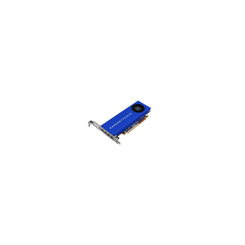 AMD Radeon Pro WX 3200 – 4GB GDDR5 Workstation Videokaart, 4× DisplayPort, Low-Profile & Energiezuinig