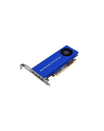 AMD Radeon Pro WX 3200 – 4GB GDDR5 Workstation Videokaart, 4× DisplayPort, Low-Profile & Energiezuinig