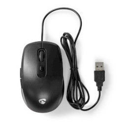 Bekabelde USB-muis met 6 knoppen, Ergonomisch & Comfortabel, DPI tot 3600