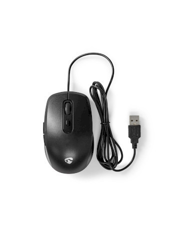 Bekabelde USB-muis met 6 knoppen, Ergonomisch & Comfortabel, DPI tot 3600