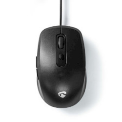 Bekabelde USB-muis met 6 knoppen, Ergonomisch & Comfortabel, DPI tot 3600
