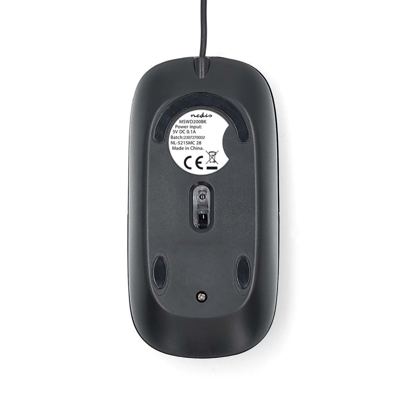 Ergonomische USB-muis – Comfort & 1000 DPI
