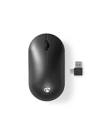Draadloze Oplaadbare Muis – 1200 DPI, USB-A/C, Compact