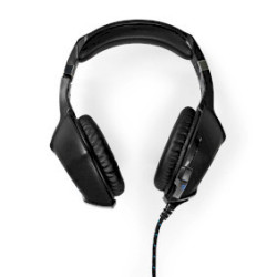 Lichtgewicht Gaming-Headset met LED & Stereogeluid