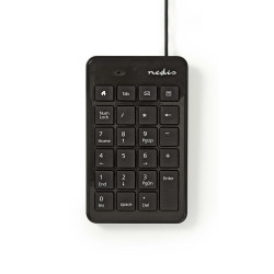 Bedraad toetsenbord met numeriek blok en multimediatoetsen, 1,5 m USB-kabel