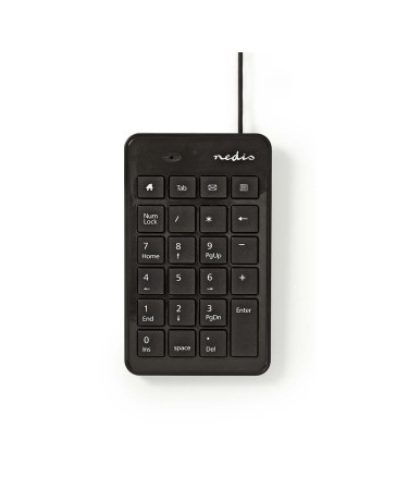 Bedraad toetsenbord met numeriek blok en multimediatoetsen, 1,5 m USB-kabel