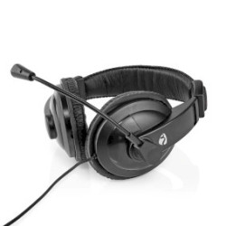 Comfortabele Over-Ear Headset met Microfoon en Brede Compatibiliteit