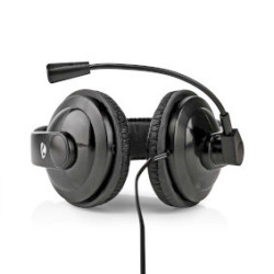 Comfortabele Over-Ear Headset met Microfoon en Brede Compatibiliteit
