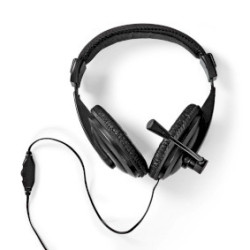 Comfortabele Over-Ear Headset met Microfoon en Brede Compatibiliteit