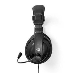 Comfortabele Over-Ear Headset met Microfoon en Brede Compatibiliteit