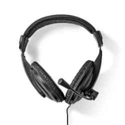 Comfortabele Over-Ear Headset met Microfoon en Brede Compatibiliteit