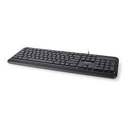 Standaard Chocolate Toetsenbord QWERTY met 12 Multimediatoetsen, Plug & Play