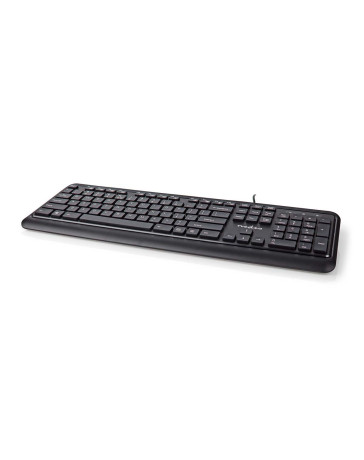 Standaard Chocolate Toetsenbord QWERTY met 12 Multimediatoetsen, Plug & Play