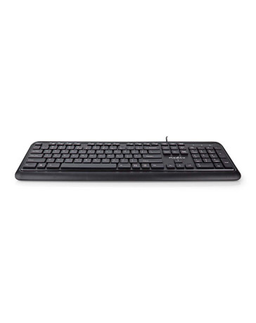 Standaard Chocolate Toetsenbord QWERTY met 12 Multimediatoetsen, Plug & Play