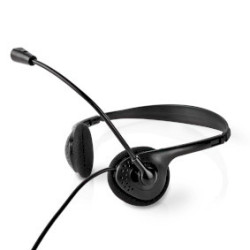 On-Ear Headset met USB-C & USB-A, Microfoon en In-Line Bediening