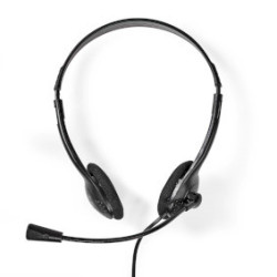 On-Ear Headset met USB-C & USB-A, Microfoon en In-Line Bediening