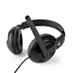 Over-Ear Headset met Microfoon – USB-C & USB-A – 1.8m Kabel – Comfortabel & Verstelbaar