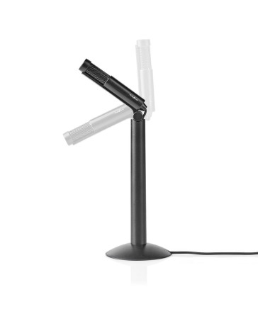 Ultracompacte Omnidirectionele Condensatormicrofoon – Lichtgewicht 33g, Perfect voor Podcasts, Streaming & Videoconferenties